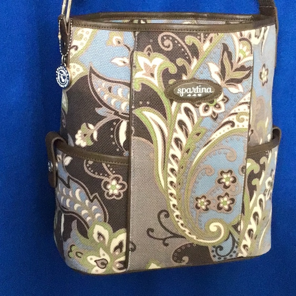 Spartina 449 Elegant Floral Shoulder Bag- new